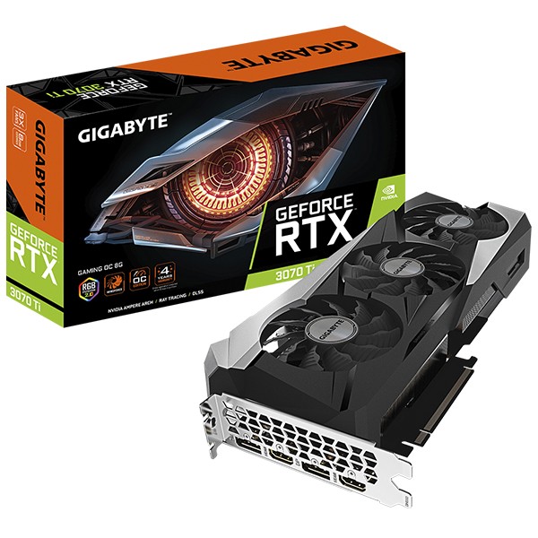 Placa gráfica GIGABYTE GeForce RTX™ 3070TI GAMING OC 8G (rev. 1.0) GV-N307TGAMING OC-8GD 1.0