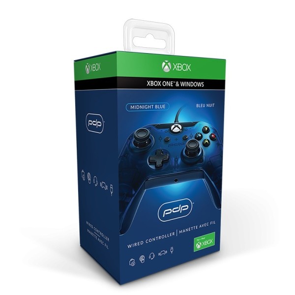 Comando Xbox One - Wired  Azul - Licenciado