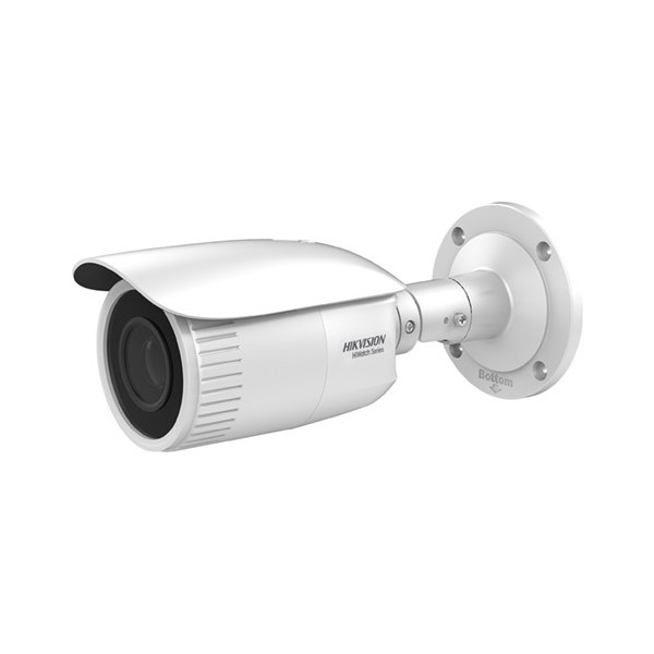 Cámara Tubular IP 2Mpx Hikvision.Lente varifocal motorizada 2,8-12mm.3D DNR/WDR.Exir IR30m.POE.IP67