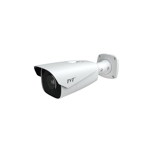 Câmera TVT IP 2MP LPR (leitura de matrículas) IR 100m motorizada 7-22mm