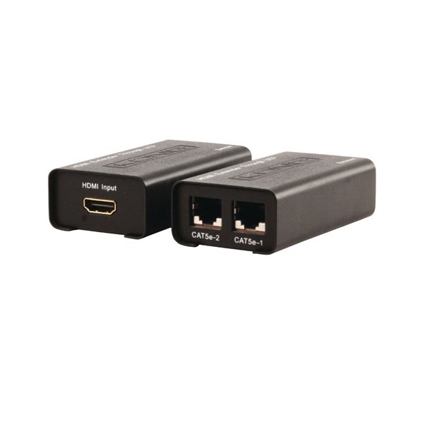 Extensor de sinal HDMI ativo via cabo UTP Cat 5e / 6e