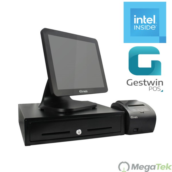 PACK POS MEGATEK J4125 15P + Software GESTWIN PRO