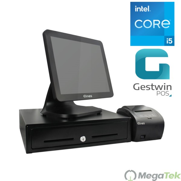 PACK POS MEGATEK i5 15P + Software GESTWIN PRO