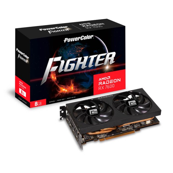 PowerColor Fighter AMD Radeon RX 7600 8GB GDDR6