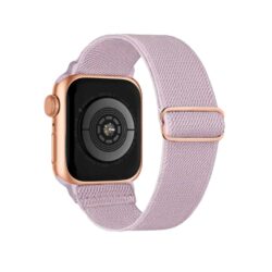 Pulseiras Elásticas de Nylon de Tecido Macio para Apple Watch 42/44/45/46/49mm