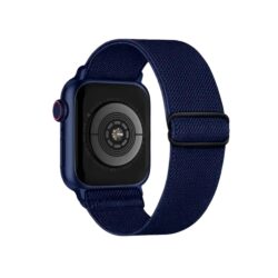 Pulseiras Elásticas de Nylon de Tecido Macio para Apple Watch 42/44/45/46/49mm