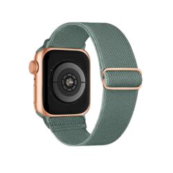 Pulseiras Elásticas de Nylon de Tecido Macio para Apple Watch 42/44/45/46/49mm