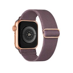 Pulseiras Elásticas de Nylon de Tecido Macio para Apple Watch 42/44/45/46/49mm