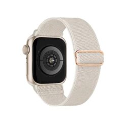 Pulseiras Elásticas de Nylon de Tecido Macio para Apple Watch 42/44/45/46/49mm